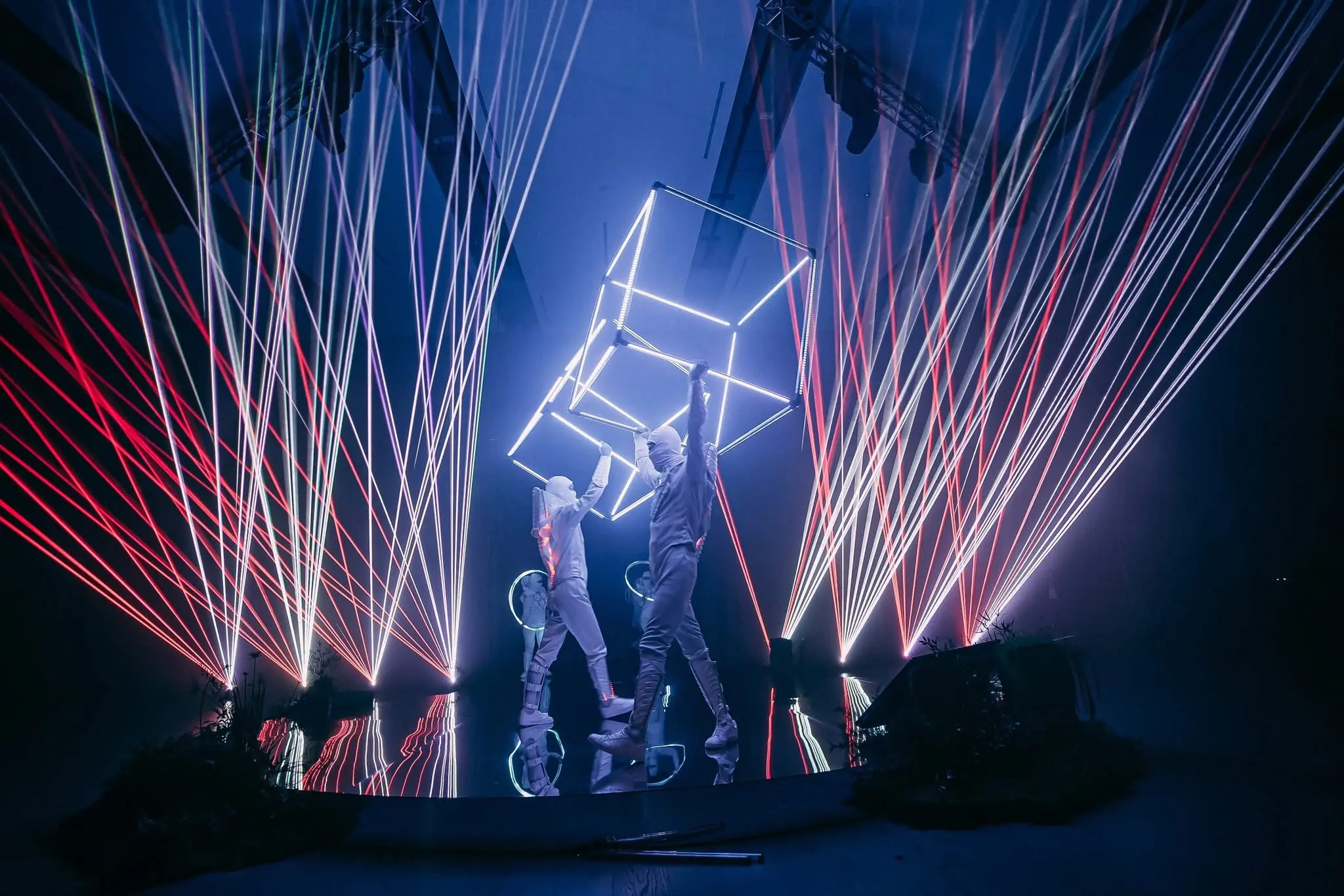 Enjoy an unforgettable journey through time with the spectacular Lightshow performance.