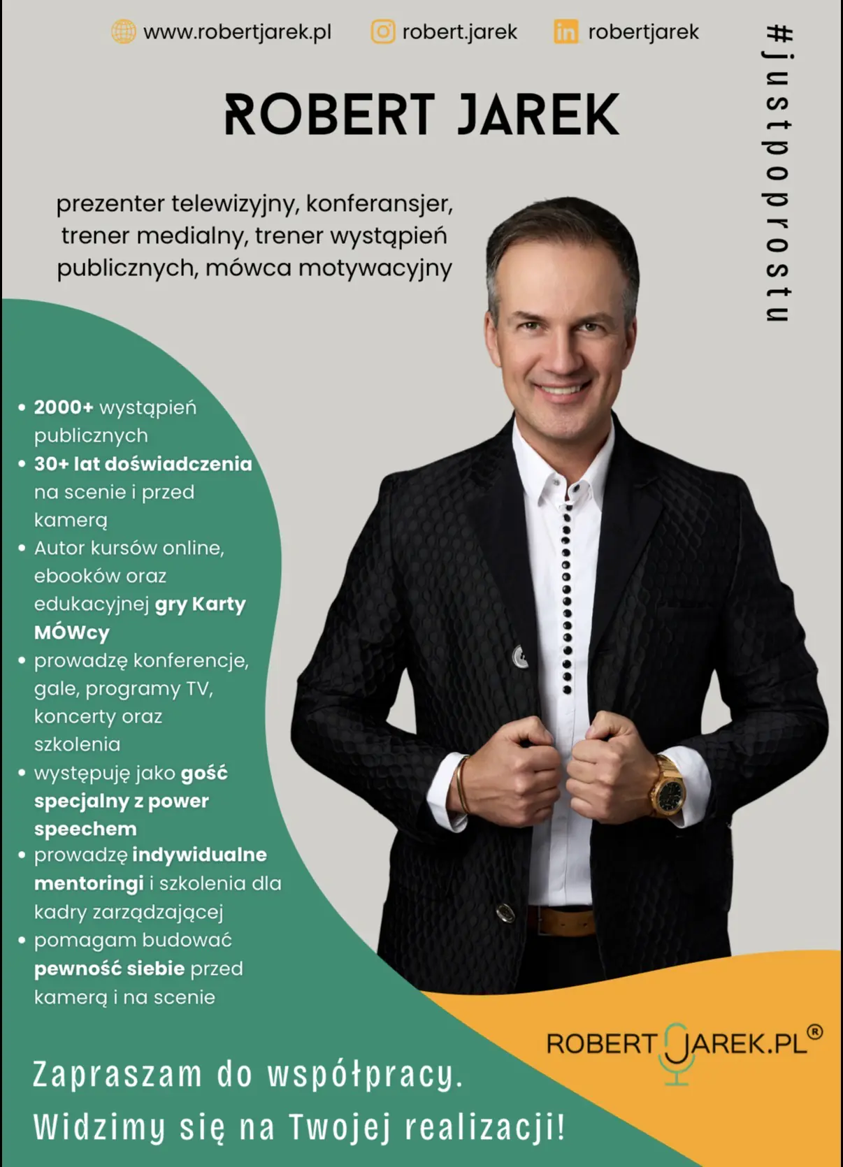 🎤 Konferansjer wymagających wydarzeń.