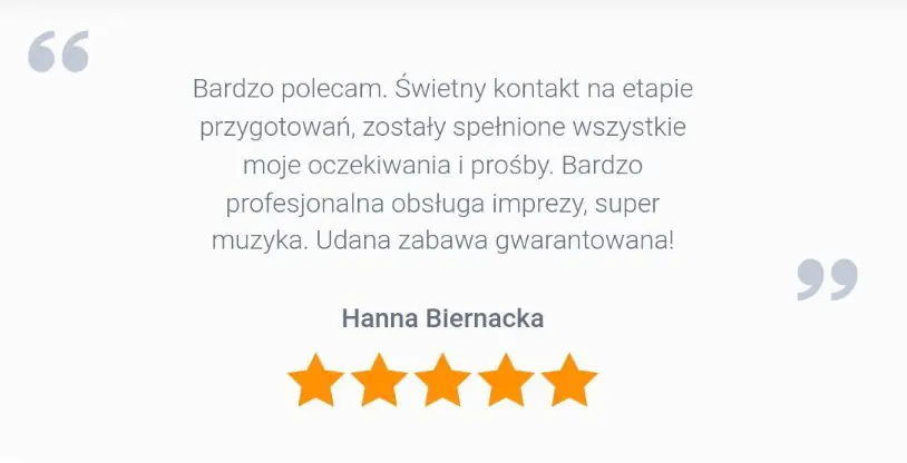 DJ, konferansjer w jednej osobie. Muzyka, pełny parkiet i świetna atmosfera dopasowana do Twojej imprezy!